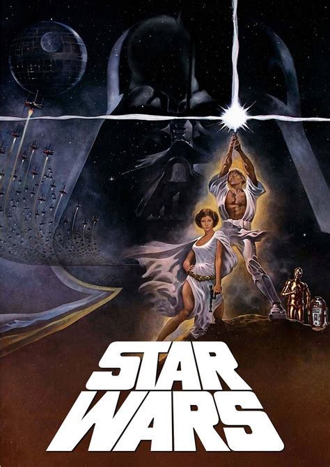 Star Wars (1977) Wall Art 70'S Movies – Poster | Canvas Wall Art Print Poster - Canvas Wall Art ...