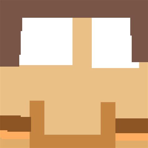 Herobrine Face Pixel Art