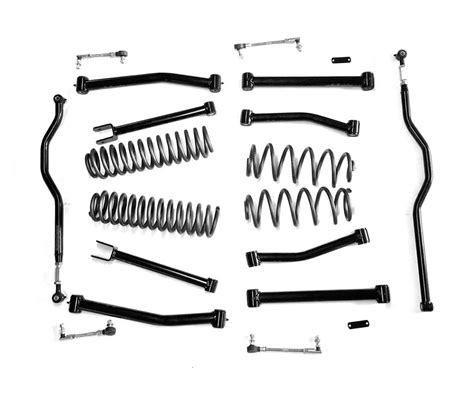 2.5 inch Lift Kit Black Jeep JK Wrangler Steinjager J0046950