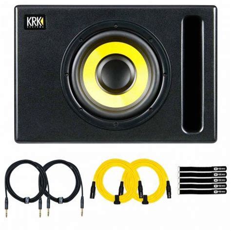 KRK S8 Generation 4 8" Studio Subwoofer & Cables | IDJNOW