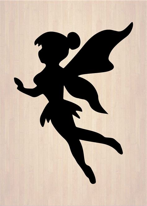 Fairy Silhouette Fairy Svg 07 svg dxf Cricut Silhouette | Etsy