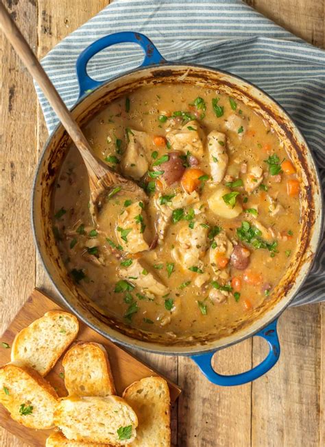 White Wine Chicken Stew - The Cookie Rookie