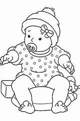 Cute Baby Girl Coloring Pages sketch template
