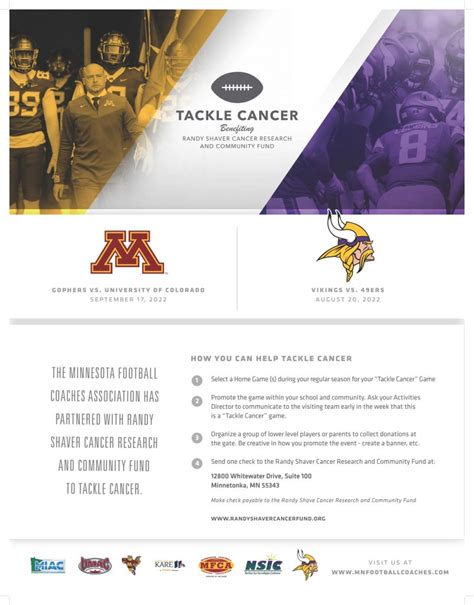 Tackle Cancer - Randy Shaver Cancer Research and Community Fund