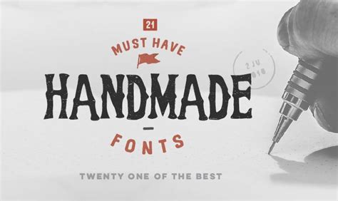 21 Must Have Handmade Fonts - PrePress Toolkit