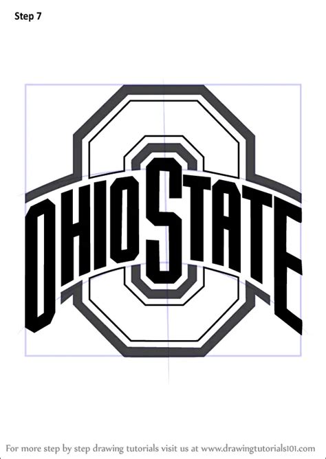 How to Draw Ohio State Buckeyes Logo (Logos and Mascots) Step by Step ...