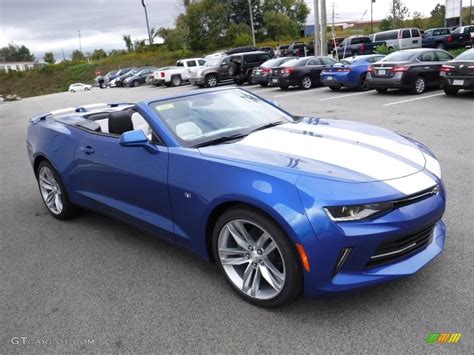 Hyper Blue Metallic 2017 Chevrolet Camaro LT Convertible Exterior Photo #116082461 | GTCarLot.com