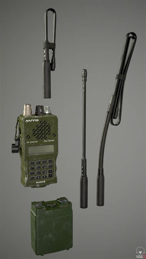 ArtStation - Military Radio AN PRC-152 | Game Assets