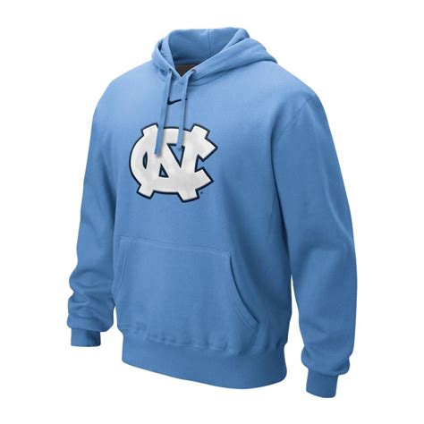 Nike Mens North Carolina Tar Heels Classic Logo Hoodie in Blue for Men ...