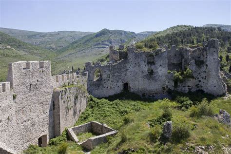 Looking up the walls of the fortress of Blagaj | Blagaj fortress | Blagaj | Travel Story and ...