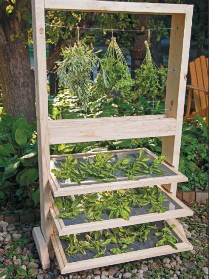 Clever Best 25 Herb Drying Racks Ideas On Herb Rack | Herb garden ...