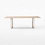Montclare Oak Wood and Metal Dining Table + Reviews | CB2