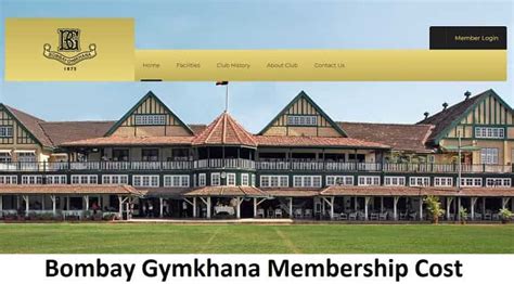 Bombay Gymkhana Membership Cost 2023, Fee, Registration