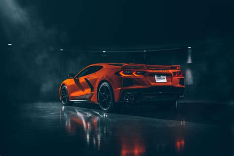 2020 Chevrolet Corvette Stingray C8 Rear Wallpaper,HD Cars Wallpapers ...