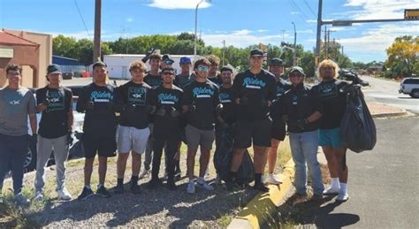 News - Luna baseball players participate in City of Las Vegas clean-up