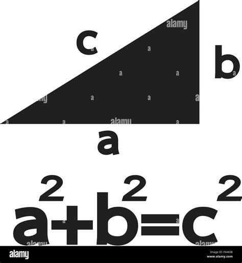 Pythagoras theorem icon Illustration Art Stock Vector Image & Art - Alamy