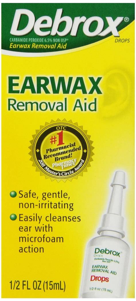 Debrox Ear Wax Removal Drops 0.5 Oz