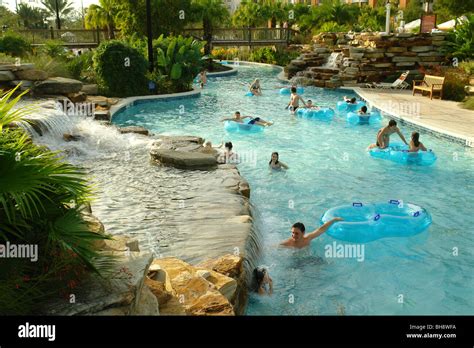 AJD64463, Kissimmee, FL, Florida, Orlando, Orange Lake Resort, Lazy River, swimming pool Stock ...