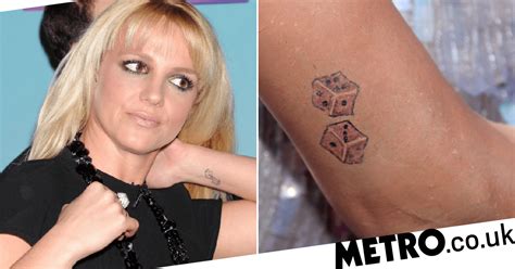 Britney Spears wants to remove her 'pink dice 7' tattoo | Metro News