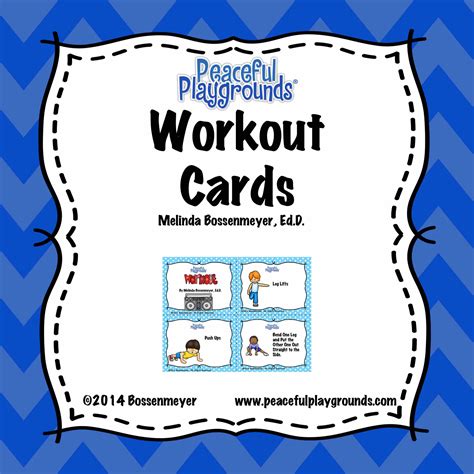 Workout Exercise Cards