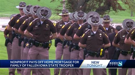 The home of a fallen Iowa State Patrol trooper has been paid in full ...