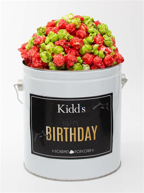 Happy Birthday Gourmet Popcorn Tins | Kidd's Pop Shop