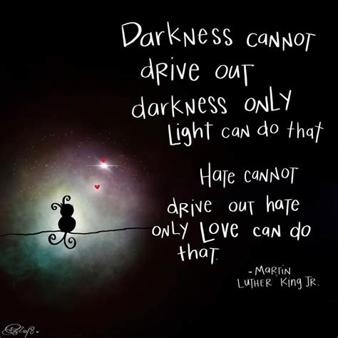 Darkness Cannot Drive Out Darkness Only Light Can Do That Pictures, Photos, and Images for ...