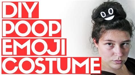 DIY POOP EMOJI COSTUME | Cheap, Easy, Last Minute Halloween Idea - YouTube