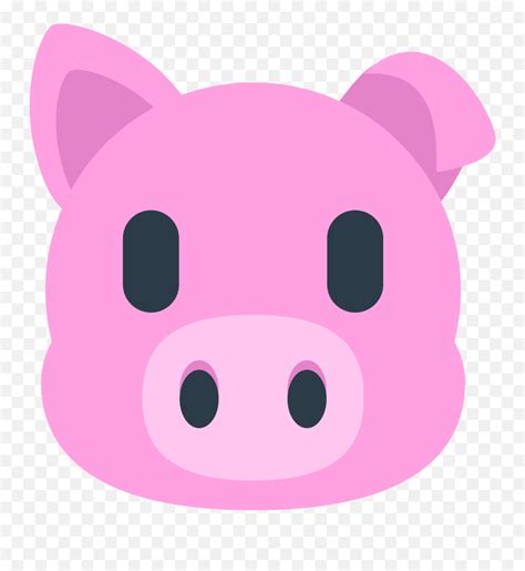 Pig Face Emoji Clipart - Emoji Prase Png,Pig Emoji Png - free ...