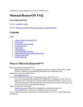 Mikrotik | PDF