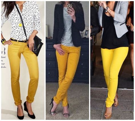 mustard yellow pants outfit ideas - Margot Herrmann