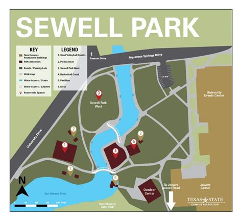 Sewell Park : Department of Campus Recreation : Texas State University