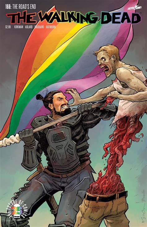 The Walking Dead 168 gets special Jesus cover for Pride Month in June