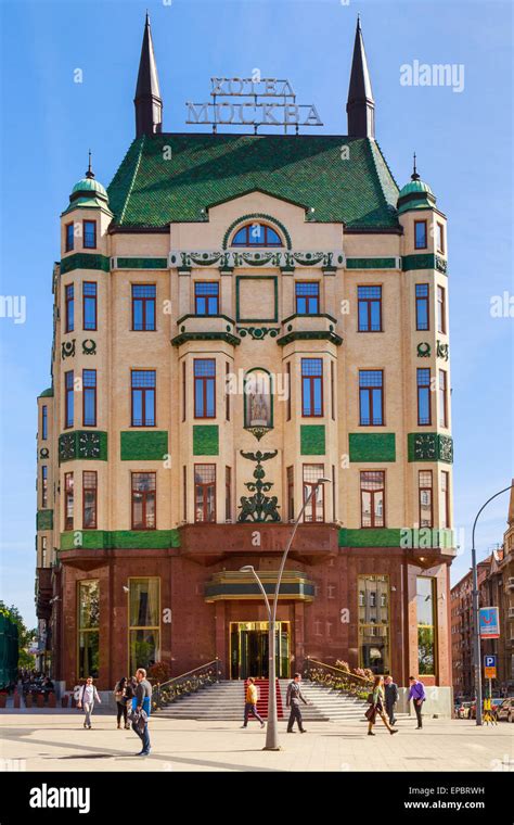 Hotel Moscow or Moskva in Terazije in Belgrade is one of the most important landmarks for ...