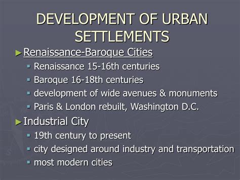 PPT - SETTLEMENT PATTERNS/ URBAN GEOGRAPHY PowerPoint Presentation, free download - ID:6260391