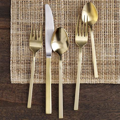 Setting the Table With: Gold Flatware | Kitchn