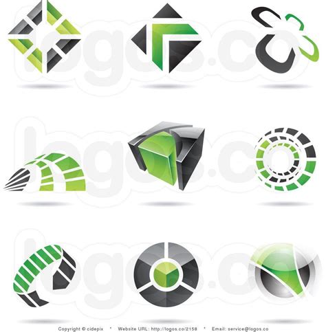 Black and Green Logo