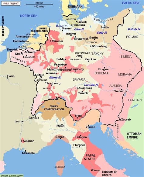 The Thirty Years' War | Map, Thirty years' war, History travel