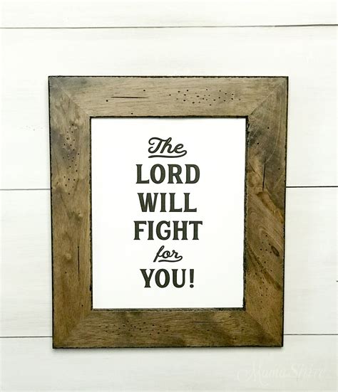 The Lord Will Fight For You Free SVG & Printable PDF | Free svg, Fight for you, Lord