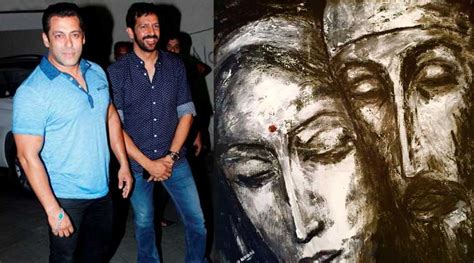 Kabir Khan gets painting as gift from Salman Khan | Bollywood News ...