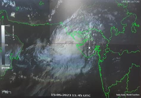 Cyclone Biparjoy's Eye Is 50 Km In Diameter, To Hit Coast Around ...