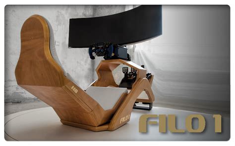 FILO 1 Wooden Design Sim Racing Cockpit - Bsimracing