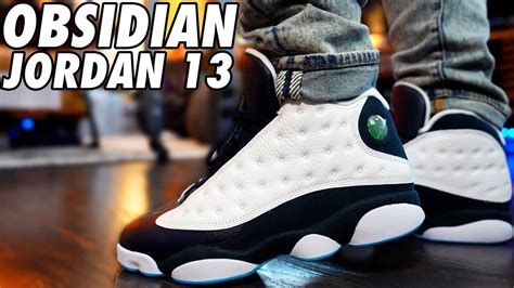 Air Jordan 13 Obsidian UNC Review and On Foot in 4K ! - YouTube