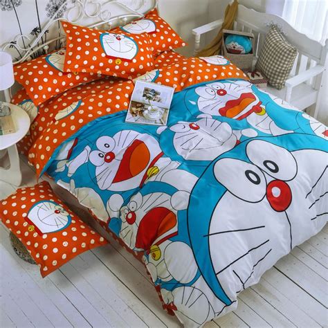 New Animated Cartoon Cat Cotton Children Twin Full Queen Bed Sheet/ Bedding Sets Hot Selling-in ...