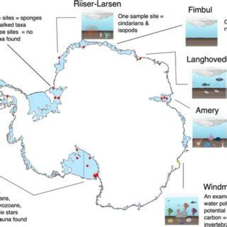 Map of the extensive Antarctic ice-shelves and our current knowledge of... | Download Scientific ...