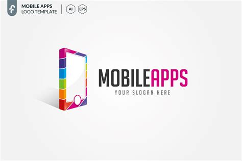 Mobile App Logo Template Graphic by ferart88 · Creative Fabrica