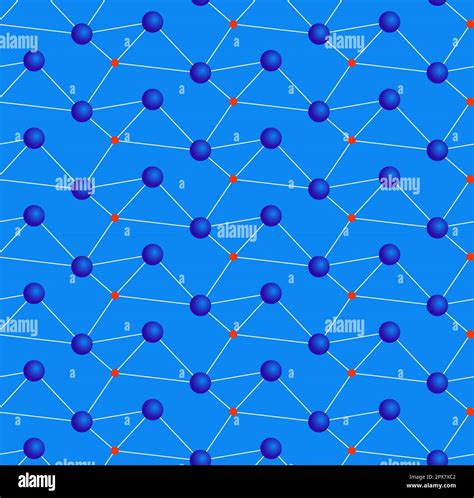 Seamless pattern - crystal lattice, wallpaper, wrapping paper ...