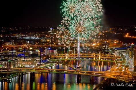 Pittsburgh Fireworks Over PNC Park- Ciao Pittsburgh