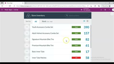 Powerapps Inventory Management Template