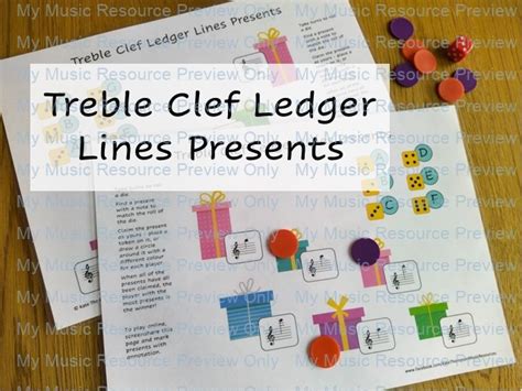 Treble Clef Ledger Lines Presents - My Music Resource